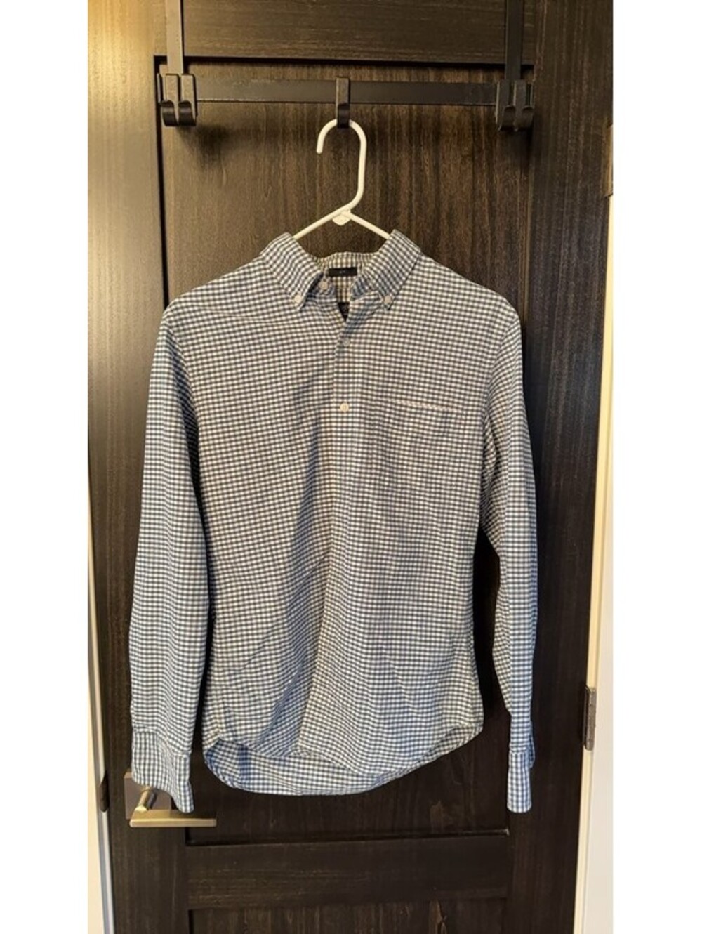 J.Crew Men's Gingham Button-Down Shirt 0086